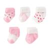 MAMIMAKA Unisex Baby Terry Socks 5-Pack for Baby boy and girl 0-12 Months Warm Cotton Socks view 1
