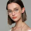 ONESING 4PCS Eyeglass Chain Sunglasses Strap Holder Elegant Reading Glass Cords Lanyard Necklace Eyewear Retainer Metal Long Necklace Accessories with Rubber Ends for Women Men view 4
