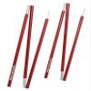 Captain Stag UA-4542 Tent Tarp Parts, Pole, Aluminum, Adjustable Pole, Outer Diameter 0.6 x Maximum Length 55.1 inches (16 x 1400 mm), Set of 2, Storage Bag Included, Red view 1