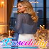 EASEDAILY Women's Shawls and Wraps for Evening Dresses Sparkling Wedding Scarf Fringe Bridal Capelet for Bride and Bridesmaid view 2