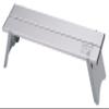 Captain Stag UC-574 Outdoor Table, Aluminum, Solo Table, Width 16.5 x Depth 4.5 x Height 4.7 inches (420 x 115 x 120 mm), Connecting Function, Compact, Storage Case Included, Silver view 1