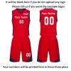 HDSD Basketball Jeresy Fan Jersey Fashion Basketball Jersey Printed Team Name & Number Personalized Team Uniforms for Men Women White view 4