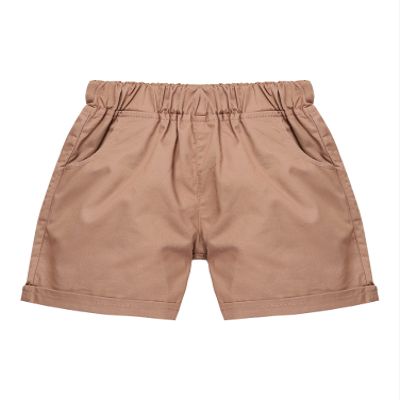 Alvivi Toddler Little Boys Pull On Denim Shorts Slim Fit Loose Cargo Harem Short Pants Summer Bottoms Dark Apricot B 2-3 Years