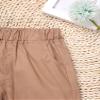 Alvivi Toddler Little Boys Pull On Denim Shorts Slim Fit Loose Cargo Harem Short Pants Summer Bottoms Dark Apricot B 2-3 Years view 2