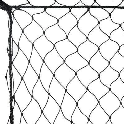 TNZMART Black Baseball Backstop Nets Baseball Practice Net Durable Sports Barrier Netting Batting Net for Baseball (10x10 Ft)