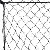 TNZMART Black Baseball Backstop Nets Baseball Practice Net Durable Sports Barrier Netting Batting Net for Baseball (10x10 Ft) view 1