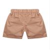 ACSUSS Toddler Baby Boys Chino Cargo Shorts Quick Dry Elastic Waistband Cotton Jogger Pants Dark Apricot A 2-3 Years view 2