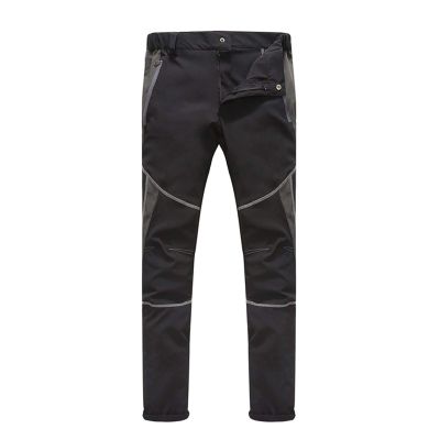 Mens Hiking Pants Waterproof Slim Fit Quick Dry Lightweight Athletic Fit Pants Outdoor Windbreaker Trousers Belts Gray