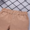 Alvivi Toddler Little Boys Pull On Denim Shorts Slim Fit Loose Cargo Harem Short Pants Summer Bottoms Apricot B 2-3 Years view 4