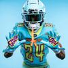Phenom Elite Scooby-Doo Football Gloves - VPS4 Pro Label Edition | Premium Grip & Performance Receiver Gloves for Adults & Kids | Lightweight, Durable, Ergonomic Fit (XX - Large) view 4
