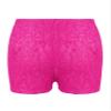 Agoky Kids Girls Stylish Solid Color Lace Print Shorts Girls Dance Training Breathable Gymnastic Active Shorts Hot Pink 2-6 Years view 2