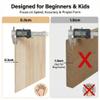 Homoyoyo 10PCS Martial Arts Breaking Boards for Beginners Kids 0.3cm Thin Wood Training Planks for Speed Accuracy Confidence Building in Taekwondo Karate Kung Fu view 4
