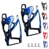 Suruid Bike Water Bottle Cage, Universal Bike Water Drink Holder Durable Ultralight Plastic Water Bottle Holder for Bicycle, Cycling Bottle Cage for MTB, Road Bike, Mountain Bike, 2 Pack - Black Blue view 1