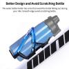 Suruid Bike Water Bottle Cage, Universal Bike Water Drink Holder Durable Ultralight Plastic Water Bottle Holder for Bicycle, Cycling Bottle Cage for MTB, Road Bike, Mountain Bike, 2 Pack - Black Blue view 3