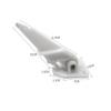 Boat Speedometer Pitot Kit, Automatic Kick-up Tube Assembly Up to 80 MPH view 2