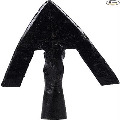 ARTIZANSTORE Hand-Forged Black Arrowhead broadheads Medieval Rustic Finish for Hunting Arrow Head