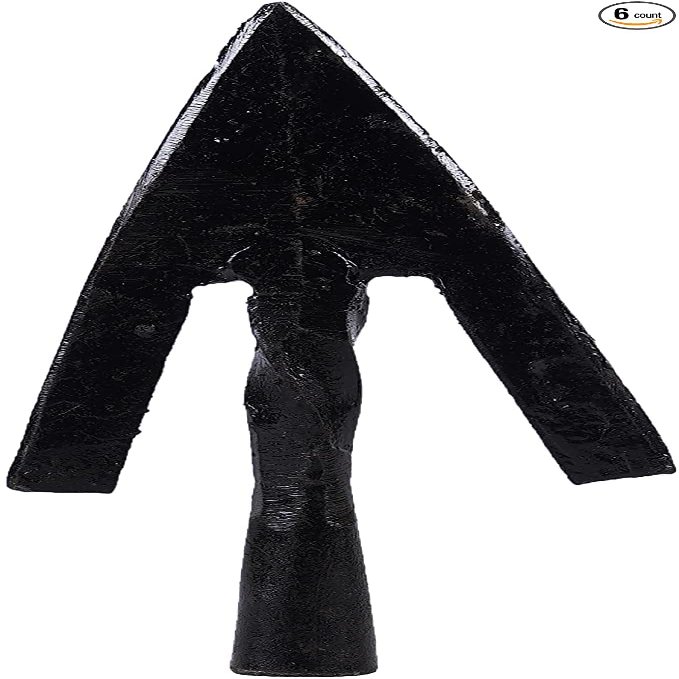 ARTIZANSTORE Hand-Forged Black Arrowhead broadheads Medieval Rustic Finish for Hunting Arrow Head
