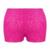Jowowha Kids Girls Solid Elastic Waist Lace Shorts Pull On Gymnastic Sports Activewear Shorts Ballet Dancewear Hot Pink 7-10 Years view 2