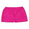 Jowowha Kids Girls Solid Elastic Waist Lace Shorts Pull On Gymnastic Sports Activewear Shorts Ballet Dancewear Hot Pink 7-10 Years view 3