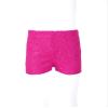 Jowowha Kids Girls Solid Elastic Waist Lace Shorts Pull On Gymnastic Sports Activewear Shorts Ballet Dancewear Hot Pink 7-10 Years view 4