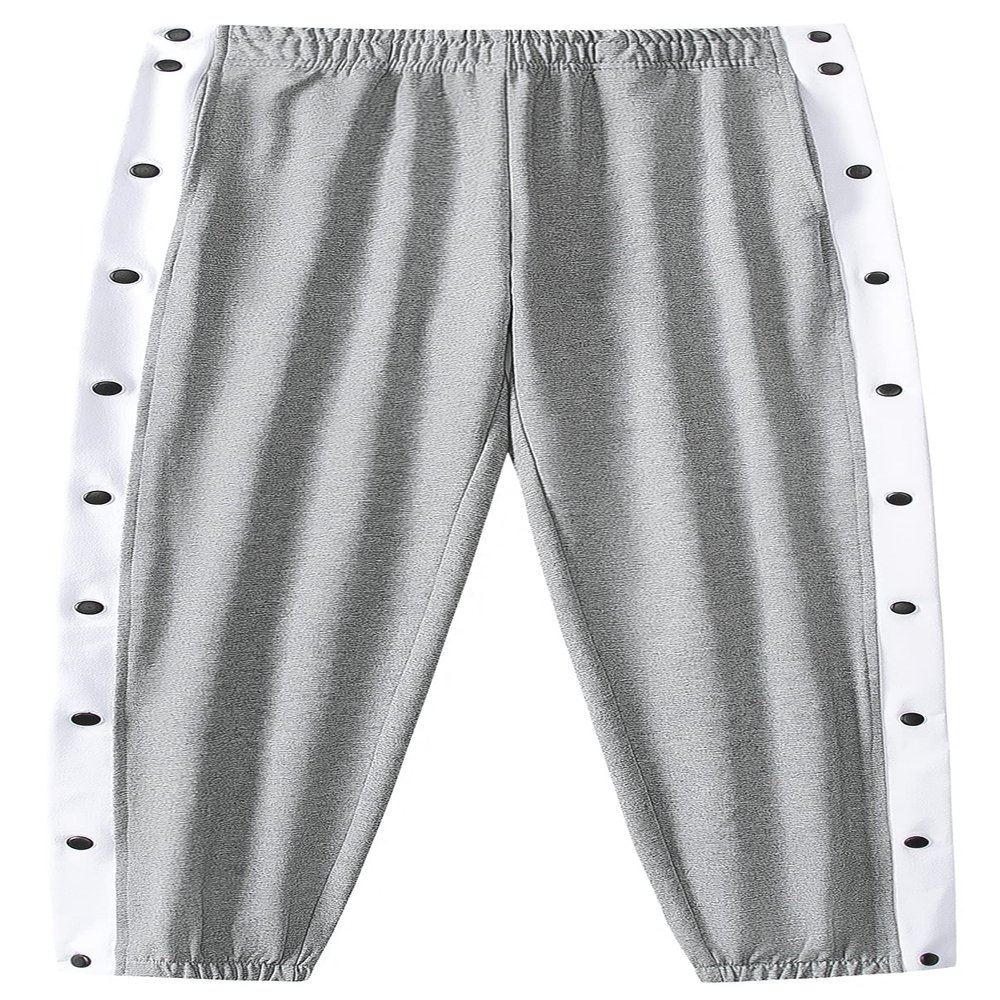 Chrisuno Sweat Pants Men's Athletic Joggers Big & Tall Sports Joggers Light Grey M