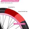 HH HILAND 24 inch BMX Bike for for Teen Bike and Adult Bikes, Beginner-Level BMX to Advanced Riders with 2 Pegs, Bicycles for Men and Women Rainbow view 4