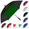 MRTLLOA Extra Large Green/Black Golf Umbrella, 54/62/68/72 Inch Automatic Open, Oversize Double Canopy Vented Windproof Waterproof Sports Umbrellas for Rain(62 Inch Green/Black) view 1