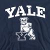 Yale University Official One Color Logo Unisex Adult Pull-Over Hoodie,Navy, 2X-Large view 2