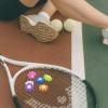 FKYzixeh Tennis Racket Dampeners, Tennis Racket Shock Absorber, Cute Pattern Tennis Accessories (6 Pcs Colorful Flowers) view 3