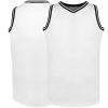 Phoneutrix Blank Basketball Jersey, Men's Mesh Athletic Reversible Sports Shirts S-3XL (X-Large, White) view 1
