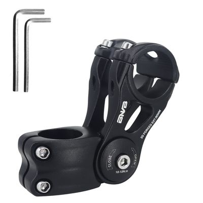 BNVB 31.8mm MTB Bike Stem. Adjustable 70 Degree - 90/110/145mm Aluminum Alloy Mountain Bike Stem Riser Short Handlebar Stem for Most MTB, Road, BMX, Bicycle.(90mm)