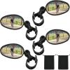 Hestya 4 Pcs Bike Mirror 360 Degree Adjustable Safe Rotatable Handlebar Mirror Bicycle Accessories Shockproof Acrylic Convex for Mountain Road Bike view 1