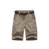 Boys Cargo Pants Kids Youth Hiking Pants Quick Dry Climbing Convertible Zip Off Casual Outdoor Trousers Khaki view 2