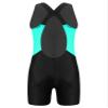 Nikiikoo Kids Girls Athletic One Piece Boyleg Swimsuit Racerback Cutout Rashguard Surfing Bathing Suit Green,Black 12 Years view 2
