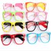 Fodattm 6PCS Children Kids Fashion Cute Glasses Frame Without Lenses Nerdy Retro Glasses Party Supplies (Colour Random) view 2