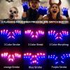 ONEREED 4 Pairs LED Gloves Light up Gloves for Kids Girls Boys Toys Age 3-12 Years Old Cool Fun Toys Christmas Gifts Easter Birthday Carnival Party Halloween costumes view 2