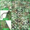 FQMYLTYN Woodland Camouflage Netting Double Layer Camo Netting Oxford Fabric Decoration Hunting Shooting Hide Sunshade Camping and Building Shelters - Various Sizes view 4