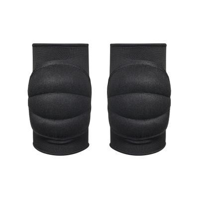 Playwell Deluxe Premium Quality Sparring MMA Black Knee Pads - New (Large)