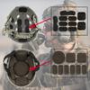 AOUTACC Universal Airsoft Helmet Pads, Helmet Replacement Foam Padding Kits Set Accessories Mats for Fast/Mich/ACH/USMC/PASGT Helmet (EVA Foam, Coffee) view 4