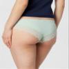 b.tempt'd by Wacoal Women's b.bare Sleek Moderate Coverage Cheeky Panty, 976367, Silt Green, Medium view 3