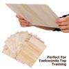 Veemoon 10pcs Wood Taekwondo Breaking Boards, Breakable Karate Thin Wooden Boards Martial Arts Training Kick Board Professional Kung Fu Practice Accessories for Kids Youth Adults, 3MM Thick view 3