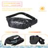 Avotunci Fanny Pack for Men Women, Fashion Large Capacity Waterproof Waist Bag Hip Waist Bag with Adjustable Shoulder Straps for Outdoor Hiking Running and Travel Sports (Black) view 4