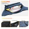 Avotunci Fanny Pack for Men Women, Fashion Large Capacity Waterproof Waist Bag Hip Waist Bag with Adjustable Shoulder Straps for Outdoor Hiking Running and Travel Sports (Grey) view 3