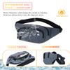 Avotunci Fanny Pack for Men Women, Fashion Large Capacity Waterproof Waist Bag Hip Waist Bag with Adjustable Shoulder Straps for Outdoor Hiking Running and Travel Sports (Grey) view 4