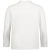 Izod Boys School Uniform Adaptive Long Sleeve Shirt, Velcro Closure & Faux Buttons, Comfortable Pique Fabric Polo, White, 10-12 US view 2