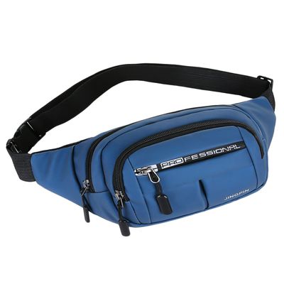 Avotunci Fanny Pack for Men Women, Fashion Large Capacity Waterproof Waist Bag Hip Waist Bag with Adjustable Shoulder Straps for Outdoor Hiking Running and Travel Sports (Blue)