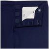 Izod Boys' School Uniform Adaptive Chino Shorts with Adjustable Waistband, Velcro Closure, and Faux Buttons, Navy, 4 view 4