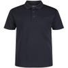 IZOD Boys' School Uniform Adaptive Short Sleeve Polo Shirt, Velcro Closure & Faux Buttons, Moisture Wicking Material, Navy Performance, 18-20 view 1