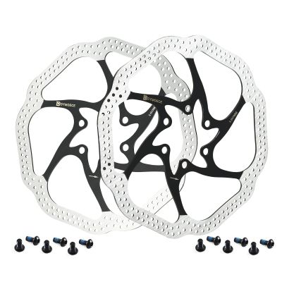 D Dymoece 2 Pcs Bike Disc Brake Rotors with 12 Bolts 140mm/160mm/180mm/203mm for MTB Mountain Road Bicycle BMX