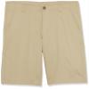 Izod Boys' School Uniform Adaptive Chino Shorts with Adjustable Waistband, Velcro Closure, and Faux Buttons, Khaki, 8 view 1